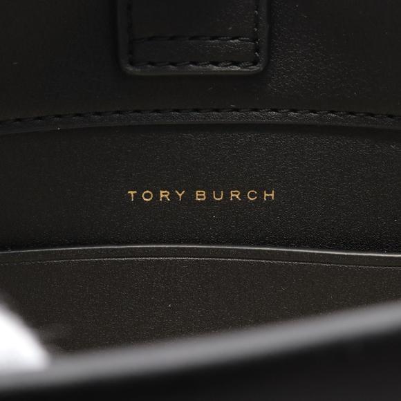 Other Tory Burch Logo Mini Handbag Faux Leather Plastic Handbag 145613001 - Picture 4 of 4